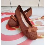 Ibibas Chic Ballerine pour femme -marron 