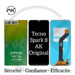 Lcd ECRAN TECNO SPARK 8 AK ORIGINAL