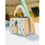 Sac à main femme – Mini sac rigide élégant motif multicolore