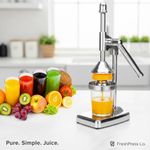 product_image_name-Generic-Presse-Agrumes Manuel à Levier Professionnel en Acier Inoxydable - Extracteur de Jus Robuste pour Orange, Citron & Pamplemousse - Haute Efficacité & Usage Commercial/Domestique-1
