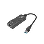 Adaptateur Réseau Filaire Ethernet Gigabit 10/100/1000 USB 3.0 Vers LAN RJ45 - Noir