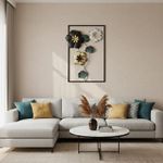 Generic TABLEAU DECORATIF EN METAL FLORAL 3D- 40/60 - image 2