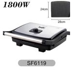 Sonifer Grill Électrique – 1800W Cuisson Rapide et Pratique - image 4