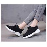 Generic Baskets A Lacets Pour Femme - Noir - image 2