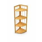 Bamboo Étagères De Cuisine Bambou 4 Niveaux