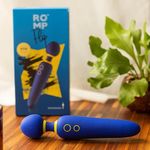 Masseur Intime Vibrant ROMP Flip – Bleu et Or