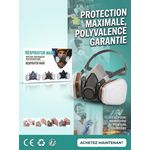 Generic Masque Respiratoire Professionnel – Protection Totale & Haute Performance - image 3