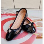 Ibibas Chic Ballerine pour femme - NOIR 