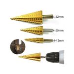 Lot De Forets Étagés, Foret Fraise Meche Etage, Conique Titane, Pour Perceuse