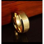 Bague Imprimée Jésus OR