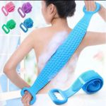 Generic Super Éponge De Bain En Silicone, brosse de douche exfoliante pour le dos.