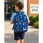 Generic  Sac à dos scolaire motif espace – Bleu - image 3