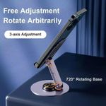 product_image_name-Generic-GreatMall® Support Téléphone Bureau Pliable 360° Rotatif Support Telephone en Métal Portable-4