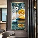 Generic Crystal Ceramic Clock Study Living Room Wall Clock - image 5