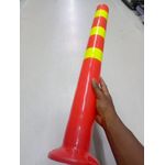 product_image_name-Generic-Poteau de Signalisation Flexible Réfléchissant Rouge avec Base Renforcée – Sécurité Routière et Parking-5