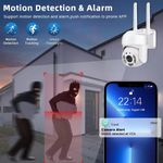 Generic Caméra WiFi Sécurité 360° PTZ – Vision Nocturne & Détection de Mouvement - image 5