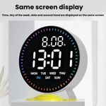 product_image_name-Generic-Horloge Murale LED Digitale - Température & Humidité - Grand Affichage-2