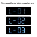 Generic Horloge électronique à LED, simple, multifonctionnelle, rectangulaire, grand format - image 4