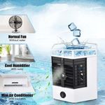 product_image_name-Generic-Mini Climatiseur Portable Intelligent Plein écran Avec 2 Vitesses - Blanc/Noir-2