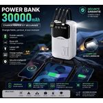 Maches Power Bank 30000 mAh – Charge Rapide et Câbles Intégrés - image 3