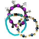 product_image_name-Generic-Trio Bracelet De Perle De Verre Contre Mauvais Oeil - Œil De Tigre-1