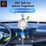 Generic Parfum de Voiture Suspendu Diffuseur 360° – Désodorisant Auto Élégant - image 2