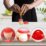 Generic 6 pcs Cuiseur d'oeufs en silicone à la coq - image 3