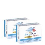 Dove Lot De 2 Baby Sensitive Rich Moisture 90G