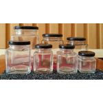pas de marque Lot de bocal en verre 24 pièces de 100ml
