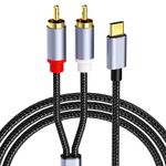 Generic USB C à 2 câbles audio RCA pour téléphone, tablette, haut-parleur - image 2