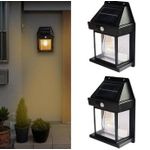 Generic Lampe Solaire Murale LED 888 – Éclairage Extérieur avec Capteur et 3 Modes - image 4