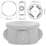 product_image_name-Generic-LOT DE 4BOITES ETANCHES CIRCULAIES-BOITES DE DERIVATION-70X40-INSTALLATION DE CAMERAS--2