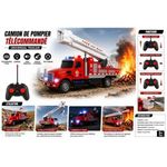 Generic Camion de Pompiers Télécommandé RC avec Grande Échelle – Sons & Lumières - image 2