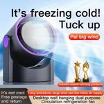 Generic Puissant mini ventilateur Rechargeable - image 2