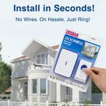 product_image_name-Generic-Sonnette Sans Fil pour Maison/Bureau - Kit Carillon à Piles Portée 100m - Facile à Installer, Volume Réglable, Anti-Interférence - Sécurité Domestique-2