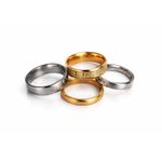 Mode Lot de 4 bagues unisexe 