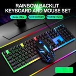 Generic Clavier et Souris Gaming Jeu - Combo Gamer - RGB Ensemble Rétroéclairé - image 2