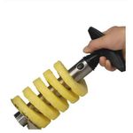 Generic Éplucheur et coupe ananas en acier inoxydable - image 2