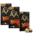 product_image_name-Espresso-L'Or Espresso Café Capsules Colombia Intensité 8 - Compatibles Nespresso® (Lots De 3X10)-1