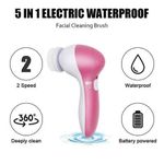 Generic Brosse Nettoyante Visage - 5 En 1 - Rose - image 4