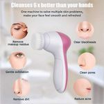 Generic Brosse Nettoyante Visage - 5 En 1 - Rose - image 6