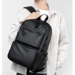 Generic Sac à dos imperméable noir - image 7