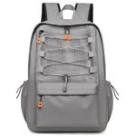Mode sac à dos - sac d'école imperméable gris