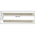 Generic Super règle en acier 30 cm/10 inch graduation mm - image 2