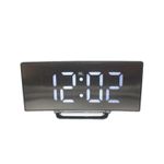 Generic Horloge de Bureau Digitale 6.5" - Mode Nuit - Écran Miroir Large - image 4