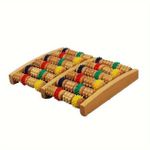 product_image_name-Generic-Wooden Massager with 46 Spikes, Foot Reflexology Roller, Acupressure Massage Tool, Soothing Sore-4