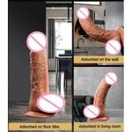 product_image_name-SEXTOYS-Pénis Réaliste Doux Pour Hommes Et Femmes, Jouets Sexy Pour Adultes, Stimulateur De Massage Anal Et Vaginal, Couche De Silicone, Gode Avec Ventouse-4