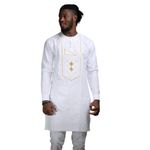 Ensemble Tunique Homme En Tissu Manche Longue