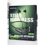 product_image_name-Generic-Aroma M46 Écouteurs Bluetooth Sans Fil Neckband – Stéréo High Bass, Micro, Carte TF, Longue Autonomie-2