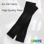 product_image_name-Generic-Une paire de manches anti-UV Ice avec trous pour les pouces pour hommes et garçons, couverture de bras de compression rafraîchissante UV, manche de sport extérieure -NOIR-4